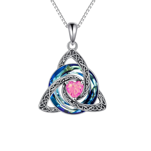 Birthstone Celtic Knot Necklace