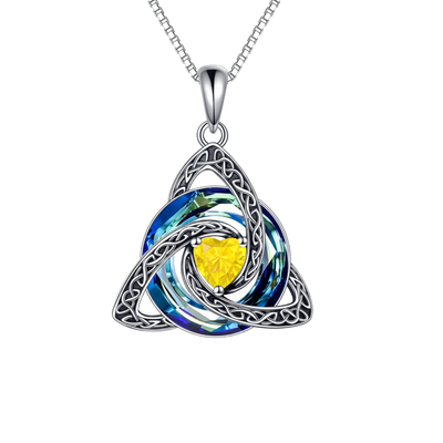 Birthstone Celtic Knot Necklace