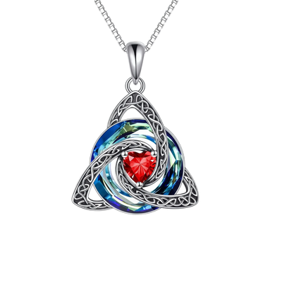 Birthstone Celtic Knot Necklace