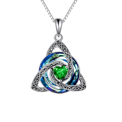 Birthstone Celtic Knot Necklace
