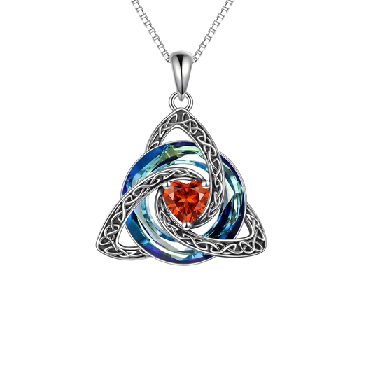 Birthstone Celtic Knot Necklace