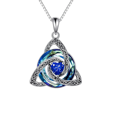 Birthstone Celtic Knot Necklace