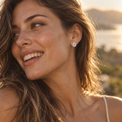 Moissanite Stud Earrings