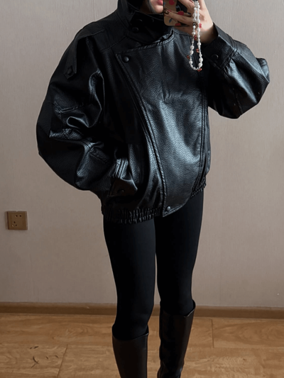Faux Leather Jacket