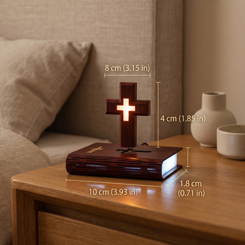 Floating Cross Lamp