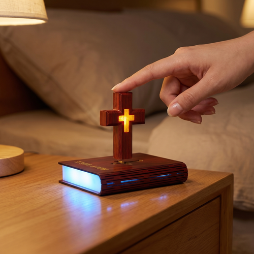 Floating Cross Lamp